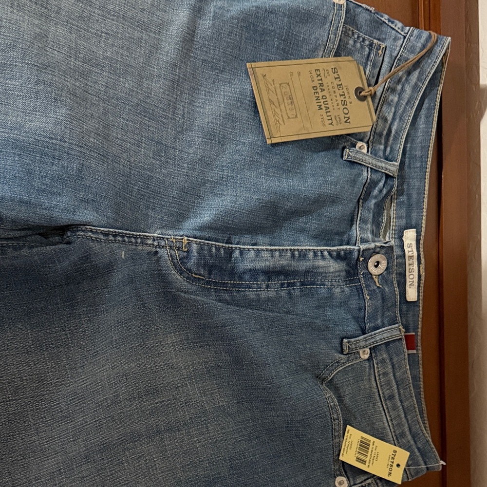 Womens Light Blue Trouser Jeans